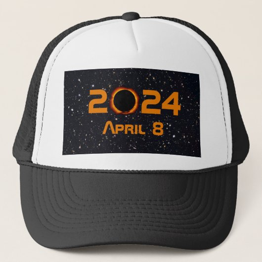 2024 Totaal zonnecrispdatum Starry Sky Trucker Pet (Voorkant)