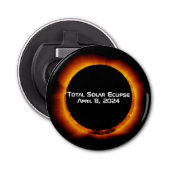 2024 Totaal zonnepanelen Button Flesopener (Voorkant)