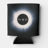 2024 Totaal zonnepanelen in zwart-wit Blikjeskoeler (Voorkant)