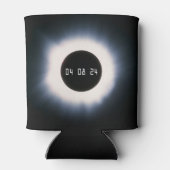 2024 Totaal zonnepanelen in zwart-wit Blikjeskoeler (Achterkant)