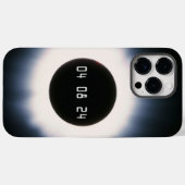 2024 Totaal zonnepanelen in zwart-wit Case-Mate iPhone Case (Achterkant (horizontaal))