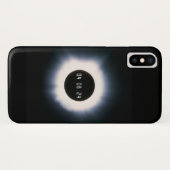 2024 Totaal zonnepanelen in zwart-wit Case-Mate iPhone Case (Achterkant (horizontaal))
