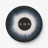 2024 Totaal zonnepanelen in zwart-wit Papieren Bordje (Voorkant)