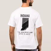 2024 Totaal zonnepanelen Indiana T-Shirt (Achterkant)