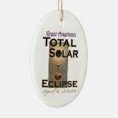 2024 Totaal zonnepanelen Keramisch Ornament (Rechts)