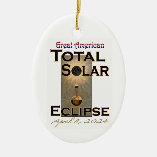 2024 Totaal zonnepanelen Keramisch Ornament (Voorkant)