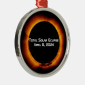 2024 Totaal zonnepanelen Metalen Ornament (Rechts)