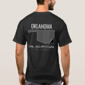 2024 Totaal zonnepanelen Oklahoma T-Shirt (Achterkant)