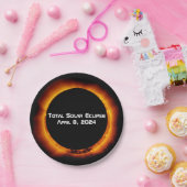 2024 Totaal zonnepanelen Papieren Bordje (Feest)