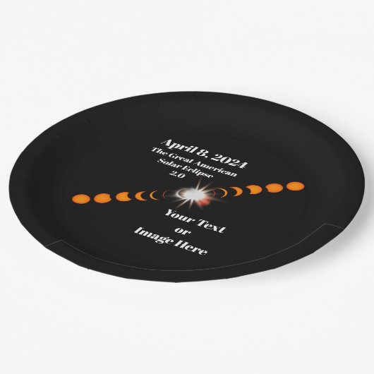 2024 Totaal zonnepanelen Papieren Bordje (Gekanteld)