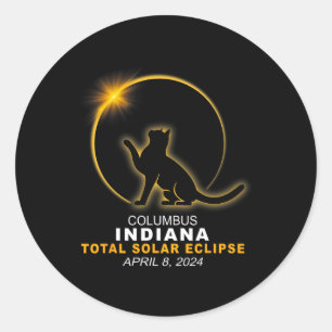 2024 Totaal zonnepanelen Ronde Sticker