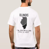 2024 Totaal zonnescherm Illinois T-Shirt (Achterkant)