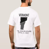 2024 Totaal zonnescherm Vermont T-Shirt (Achterkant)
