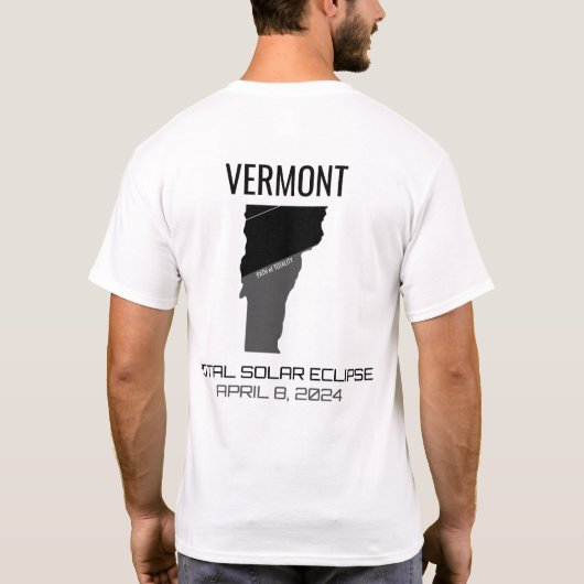 2024 Totaal zonnescherm Vermont T-Shirt (Achterkant)