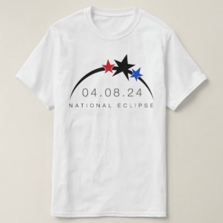 2024 Totale Solar Eclipse Waarde T-shirt