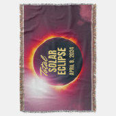 2024 Totale zonsverduistering 8 april Deken (Voorkant Verticaal)