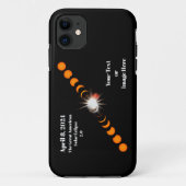 2024 Totale Zonsverduistering Case-Mate iPhone Case (Achterkant)