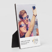 2024 Totale Zonsverduistering Foto Koppels Geschen Fotoplaat (Zijkant)