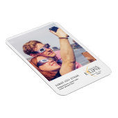 2024 Totale Zonsverduistering Foto Koppels Geschen Magneet (Rechterzijde)