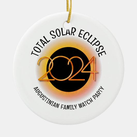  2024 TOTALE ZONSVERDUISTERING KERAMISCH ORNAMENT (Voorkant)