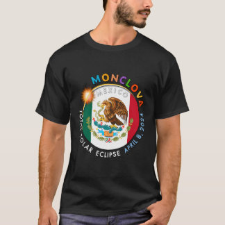 2024 Totale Zonsverduistering Monclova Mexico T-shirt