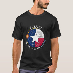 2024 Totale Zonsverduistering Totaal Burnet Texas  T-shirt