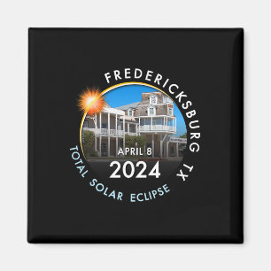 2024 Totale Zonsverduistering Totaliteit Frederick Magneet