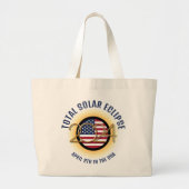 2024 TOTALE ZONSVERDUISTERING VERENIGDE STATEN GROTE TOTE BAG (Voorkant)
