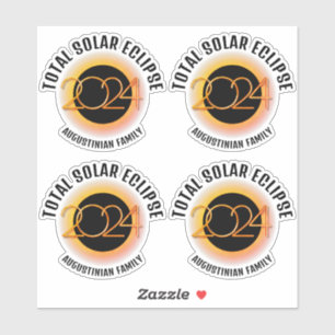  2024 TOTALE ZONSVERDUISTERINGSFAMILIE STICKER