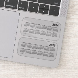 2024 Transparant Kalender 2025 door Janz Sticker