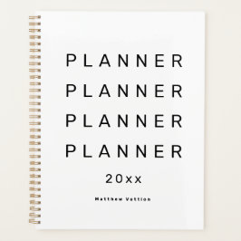 2024 Trendy Modern Wit Weekly Dated Planner