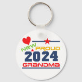 2024 Trotse nieuwe oma Sleutelhanger (Voorkant)