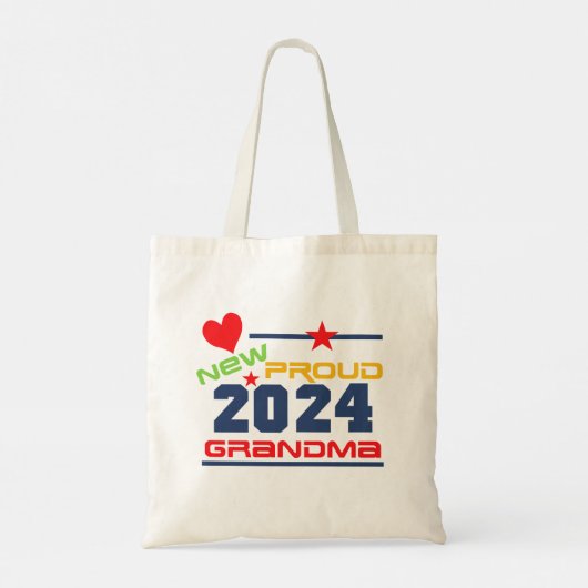 2024 Trotse Nieuwe OmaTote Bag Tote Bag (Achterkant)
