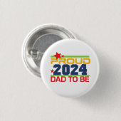 2024 Trotse Vader om Sleutelhanger Button te zijn (Voorkant /achterkant)