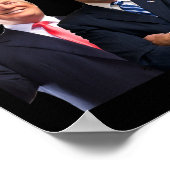 2024 Trump 2024 verkiezing domme en domme politiek Poster (Hoek)