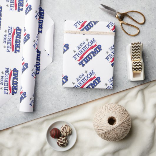 2024 TRUMP FREEDOM CADEAUPAPIER (Crafts)