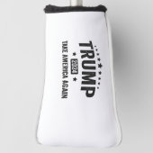 2024 Trump Neem Amerika weer Patriottisch Amerikaa Golfheadcover (Draai 90)