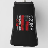 2024 Trump Save America Opnieuw Vlag VS Golfheadcover (Draai 90)