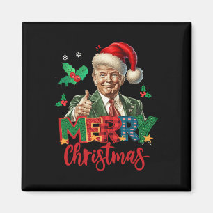 2024 Trump Winnaar Verkiezing Vrolijk Kerstfeest G Magneet