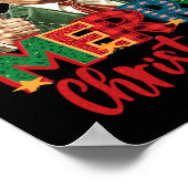 2024 Trump Winnaar Verkiezing Vrolijk Kerstfeest G Poster (Hoek)