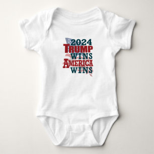 2024 Trump wint - Amerika wint Romper