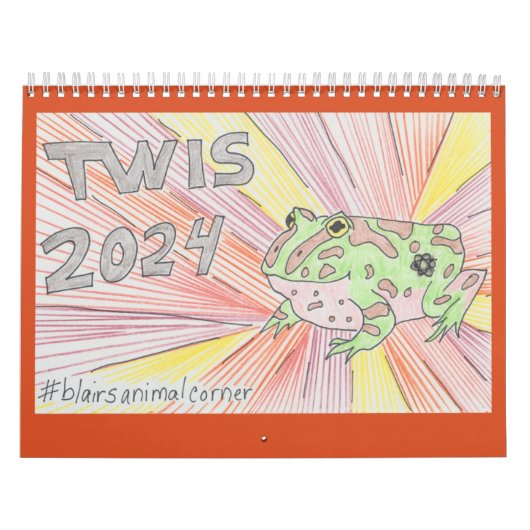 2024 TWIS #blairsanimalcorner Kalender (Hoes)