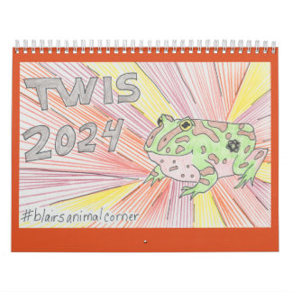 2024 TWIS #blairsanimalcorner Kalender
