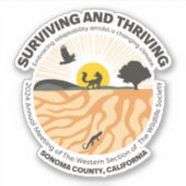 2024 TWS West Jaarlijkse vergadering Sticker (Voorkant)