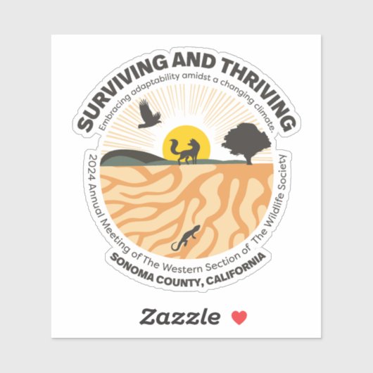 2024 TWS West Jaarlijkse vergadering Sticker (Vel)