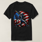2024 USA America BESBALL in Verenigde Staten 4 JUL T-shirt (Design voorkant)