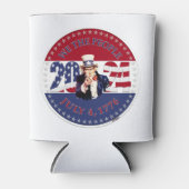 2024 USA vlag Wij de mensen Uncle Sam Blikjeskoeler (Voorkant)