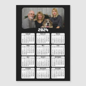 2024 - Uw foto toevoegen - Kalender - Zwart-wit (Voorkant)
