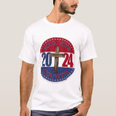 2024 Uw stem telt met Cross T-shirt (Voorkant)