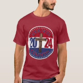 2024 Uw stem telt met Cross T-shirt (Voorkant)